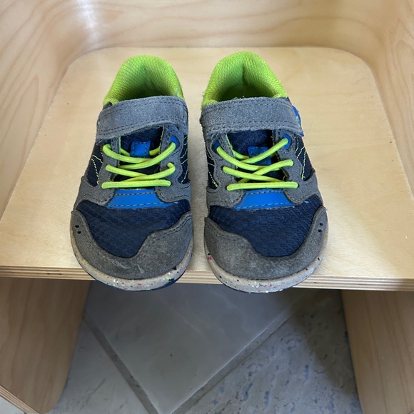 Merrell Bare steps Kids Shoes - Navy Green and Grey - Picture 10 of 11